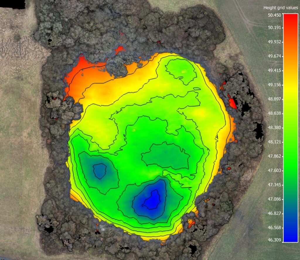 Fredag Pjece Lederen Opmåling af sø med dronebåret ekkolod - Geopartner Inspections